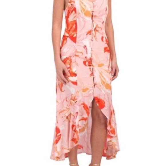 Abel The Label Flower Bomb Lola High Low Dress - Picture 4 of 11